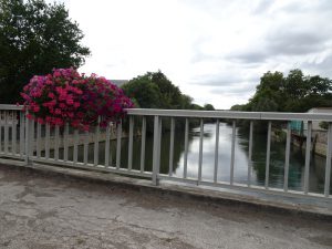 Sezanne naar Mery sur Seine bruggetje, seine