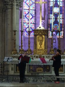 Mery-sur-Seine naar Troyes, troyes kerk concert oefening