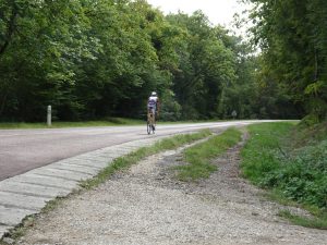 Troyes naar Sommeval wielrenner