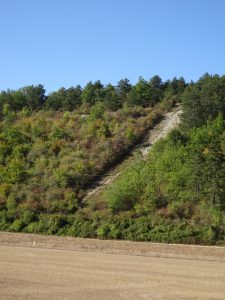 Chablis naar Accolay berg