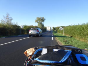 gueugnon-Parray weg net voorbij de camping